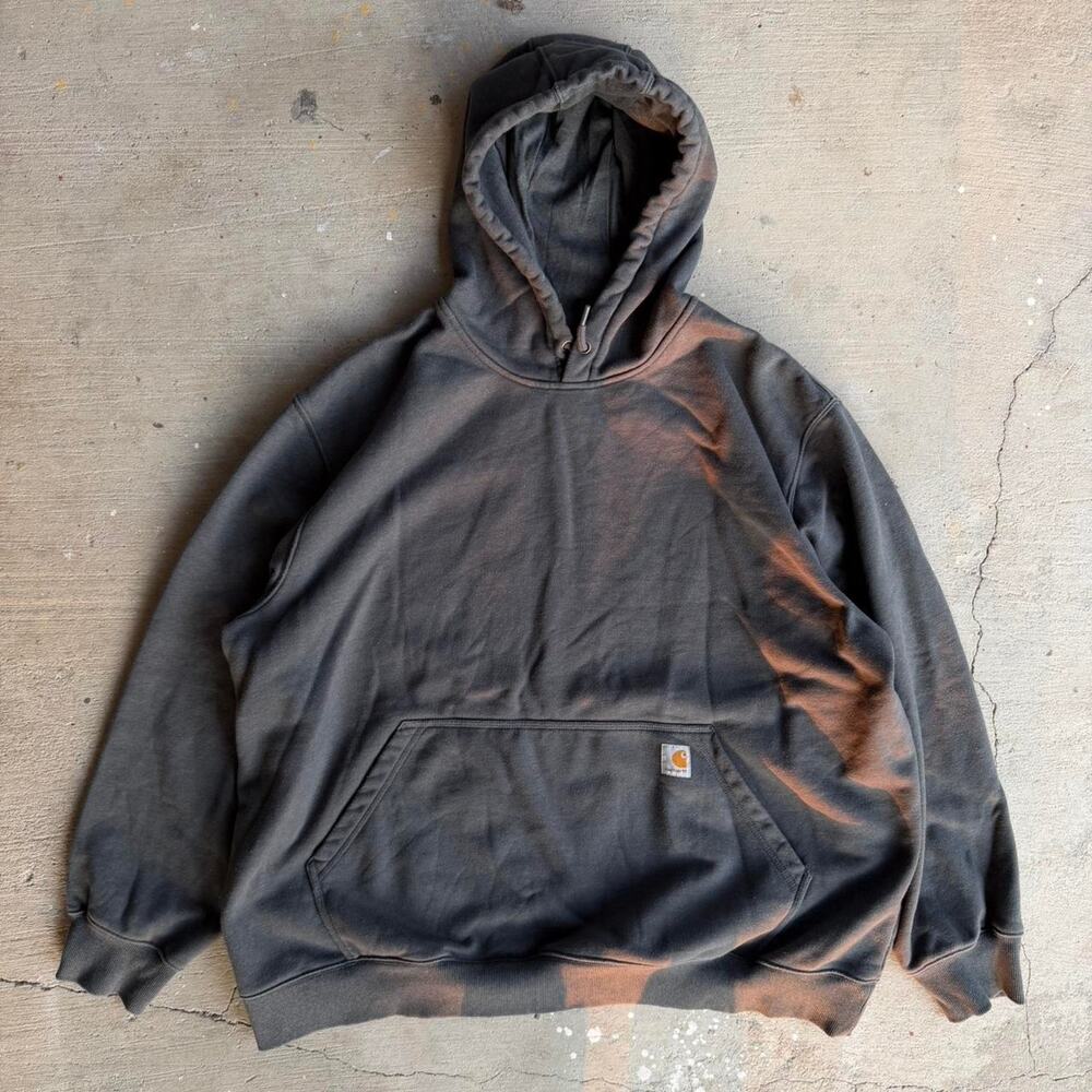 Carhartt grey rain defender hoodie